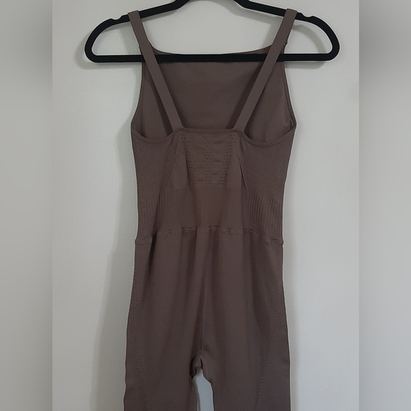 Free People Movement Good Karma High Neck Onsie in Wild Mustang Brown - Picture 11 of 15